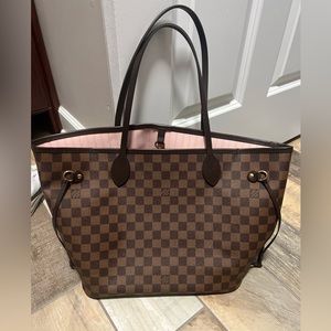 brown and pink never full Louis Vuitton